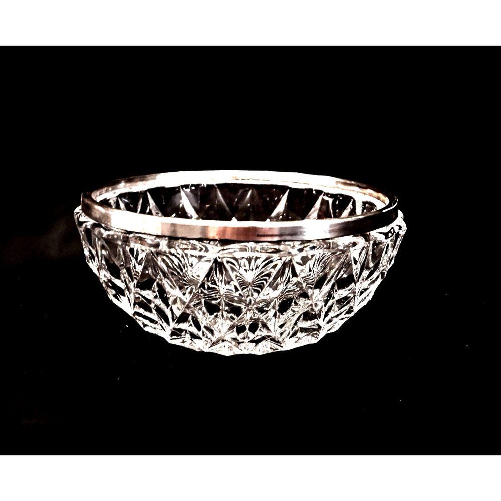 Vintage Crystal Cut Bowl